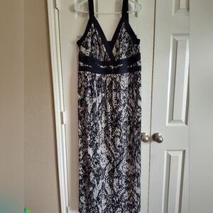Maxi Snake Patterned Dress